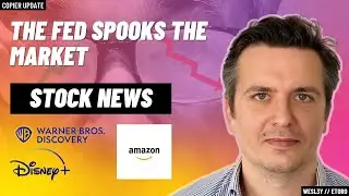 The Fed Spooks the Market. Stock News: Amazon, Warner Bros. Discovery, Disney