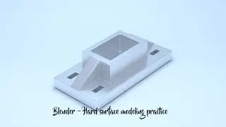 Blender - Hard surface modeling practice #71