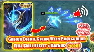 UPDATE!!! SCRIPT SKIN LEGEND GUSION COSMIC GLEAM FULL SOUND WITH BACKGROUND NO PASSWORD + BACKUP