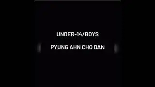 Under - 14 Years Boys (Pyong Ahn Cho Dan)