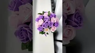 Букет из мыльных роз