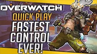 FASTEST CONTROL POINT MATCH EVER! | Overwatch - Quick Play Gameplay
