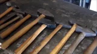 Cross, Straight, and Diagonal Peen Hammers  Blacksmith Hammers #2