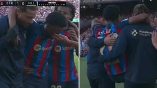 Alejandro BALDE Ankle Injury Vs Mallorca
