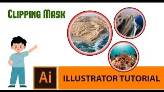 How to Make a Clipping Mask | Fill Shap With Picture | Adobe Illustrator Tutorial