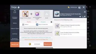 Maplestory M - NECRO ATTEMPT + Event Armor Emblem Scroll!!