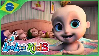 Dez na cama | Rimas para crianças | LooLoo Kids Português