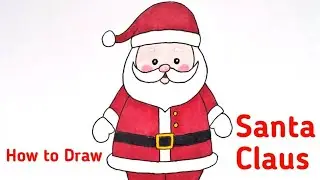 How to Draw Santa Claus | Christmas Drawing