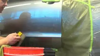 Как убрать подтёк на автомобильном лаке