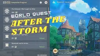After the Storm - Check the crystal in Stormterror's liar! World Quests and Puzzles [GENSHIN IMPACT]