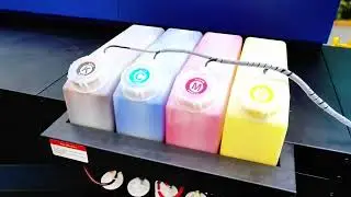 Audley 3.2m sublimation printer with 8 print heads #printing #sublimation #fabric #textile