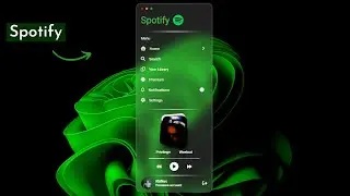 Create Spotify clone in HTML CSS - UI UX design tutorial