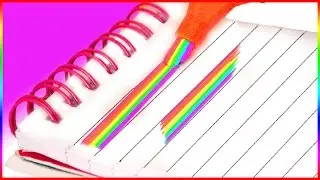 DIY: КАК СДЕЛАТЬ РАДУЖНЫЙ МАРКЕР| DIY RAINBOW HIGHLIGHTER| HelloPolly