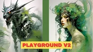 Playground V2 Fantasy Slideshow (334 pictures + Ambient music)