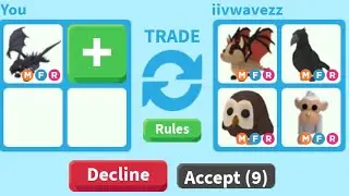 What People Trade for a Mega Neon Shadow Dragon |+Giveaway| Roblox Adopt Me
