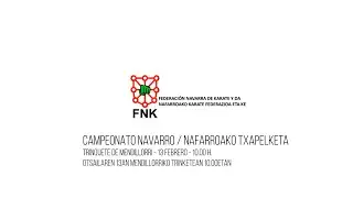 Kárate. Campeonato Navarro 2021