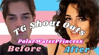 Transgender Shout Outs #0074 🏳️‍⚧️ (PolarWaterPrincess) HRT Male To Female Transition Timeline.