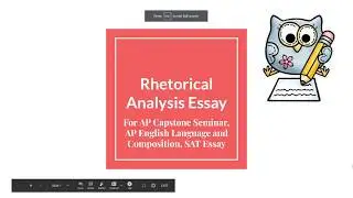 How to Write A Rhetorical Analysis Essay