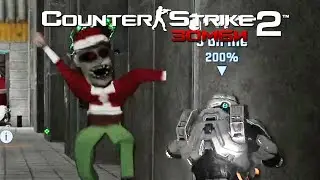 НОВЫЙ ГОД 2025 САНТА В ZOMBIE ESCAPE - 1 УРОВЕНЬ В КС 2 (ze_santassination_p cs2)