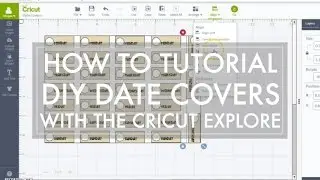 Cricut Explore Tutorial // How to Create Date Covers for ECLP, Happy Planner, or other Planners
