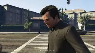 Grand Theft Auto V [Trevor] Mike Punches Trevor Out
