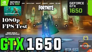 Fortnite Chapter 5 Season 4 GTX 1650 FPS Test
