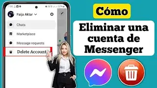 Cómo ELIMINAR una cuenta de Messenger (2024) | Eliminar una cuenta de Messenger