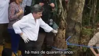 Jean Luc Mélenchon visita áreas afetadas pela Chevron / Texaco no Equador
