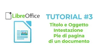 TUTORIAL - LibreOffice Writer  #3