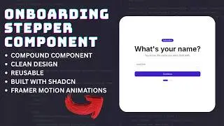 Simple Compound Stepper Component In React (ShadCN, Framer Motion)