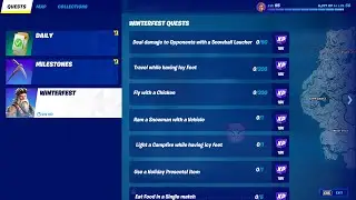 How to Complete All Winterfest 2021 Challenges in Fortnite (Complete Winterfest 2021 Quest Guide)