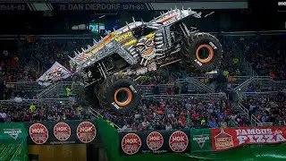 Monster Jam Huge Air Off Of The Step-Up