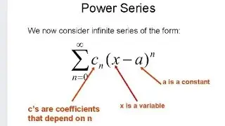 Power series - Qüvvət sıraları