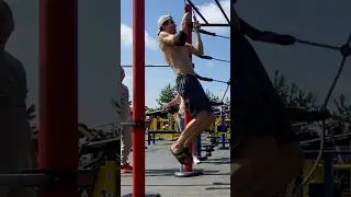 Попытка прохождения на руках #турник #силахвата #ocr #ninjawarrior #русскийниндзя #крестовскийостров