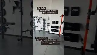 Home gym for the win!! #homegymlife #motivation #shortsvideo