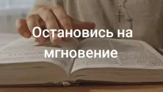 Остановись на мгновение