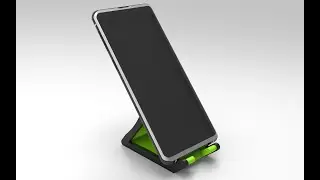 Best Solidworks Tutorial | 30 sec video of a Samsung Galaxy S20 Phone stand