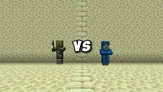 Zombie Villager vs Illusioner - Minecraft Mob Battle