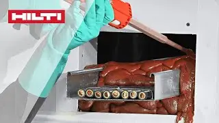 HOW TO apply Hilti CP620 firestop foam
