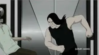 Nathan Explosion punches Damien in his motherfucking face - Metalocalypse S03E01 BEST MOMENT