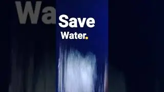 Save water