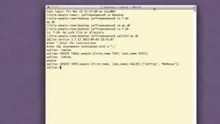 CodeLesson Getting Started with SQLite