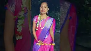 saree lover with pink color saree & hairstyle #youtubeshorts #shorts #saree #trending