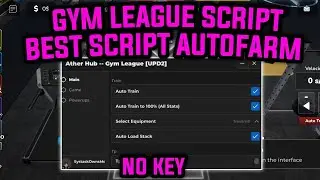 Gym League Script Auto Farm, Auto Train All Stats, No Key | Fluxus, Delta, Arceus X