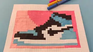 TUTO PIXEL ART - Comment dessiner des sneakers Air Jordan