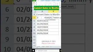 Convert Date into Month TEXT Formula
