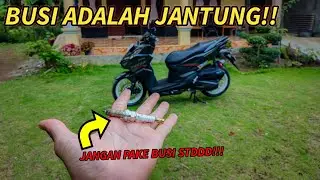 CARA MENGATASI KNALPOT NEMBAK NEMBAK, PAKE BUSI INI!!!!