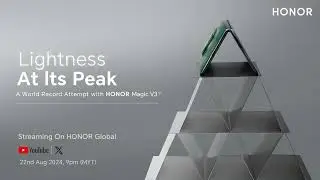 Lightness At Its Peak | A World Record Attempt with HONOR Magic V3