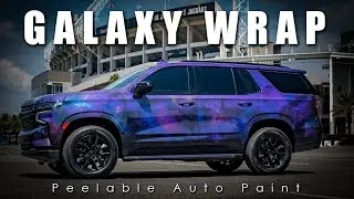 Peelable Auto Paint |  Galaxy Themed Chevy Tahoe
