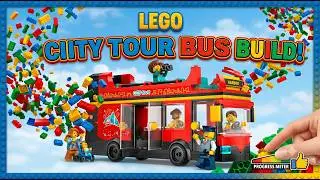 Epic LEGO City Tour Bus Build! 🚌 Brick by Brick Action